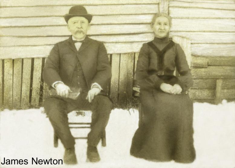 James Newton and his wife ???? Galloway